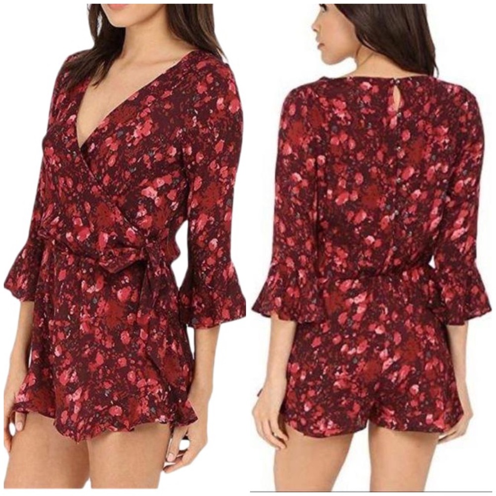 Free People All The Right Ruffles Romper